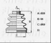 FIRST LINE FCB6342 Bellow, driveshaft